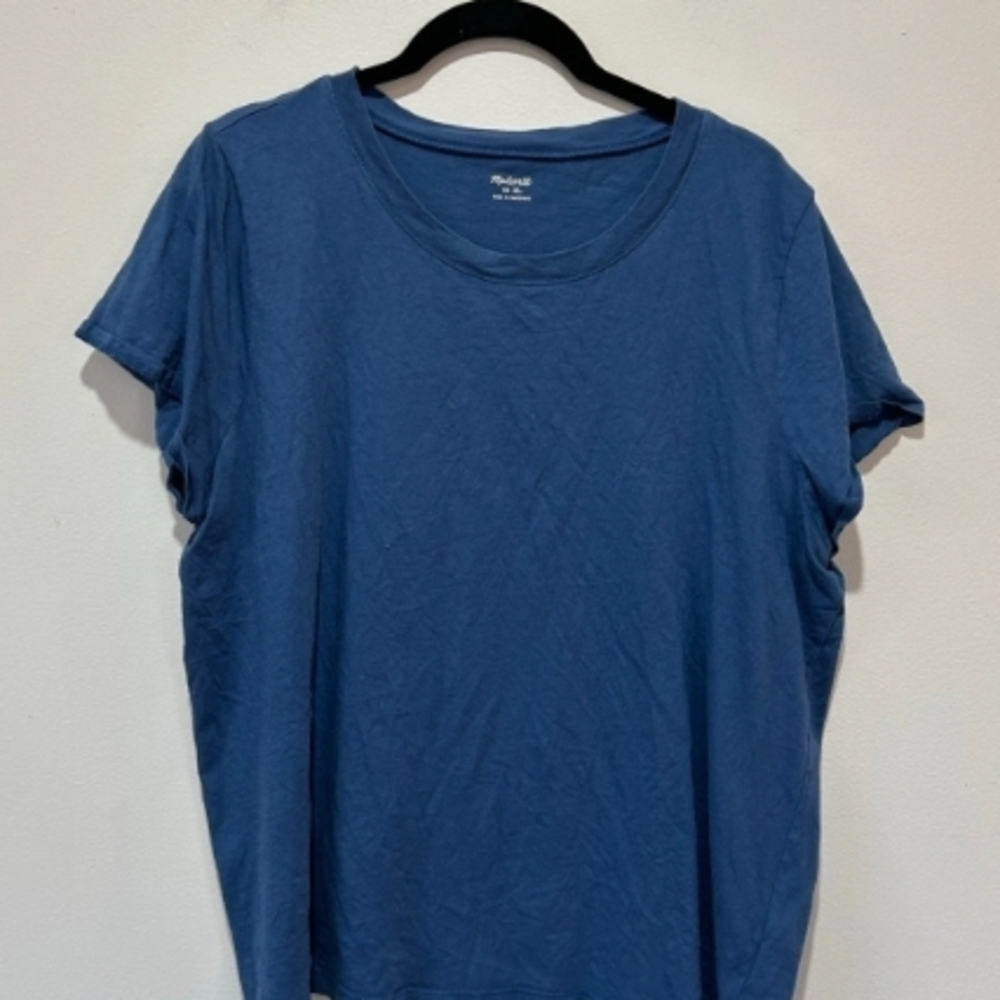 Blue Crew Neck T-Shirt